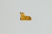 Sphinx amulet, Gold sheet
