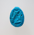 Scarab, Blue faience