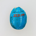 Scarab, Blue faience
