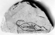 Ostracon, Limestone, ink