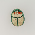 Scarab, Faience