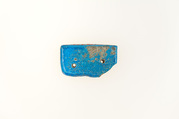 Menat fragment, Faience