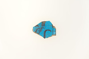 Menat fragment, Faience