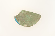 Menat fragment, Faience