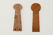 Part of a votive menat, Wood