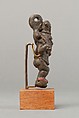 Bes carrying a ram over his shoulders, Cupreous metal