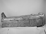 Anthropoid "Stola" Coffin, Wood, gesso, paint, varnish