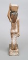 Offering bearer statuette, Wood, paint