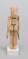 Model figure, Wood, yellow paint
