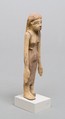 Model figure, Wood, yellow paint