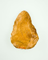 Biface, commonly referred to as a hand ax, Flint