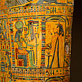 Inner Coffin of the Chantress of Amun-Re Henettawy, Wood, gesso, paint