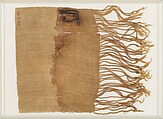 Mummy bandage inscribed with a wedjat eye, Linen