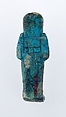 Worker Shabti of Henettawy (C), Daughter of Isetemkheb, Faience