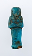 Worker Shabti of Henettawy (C), Daughter of Isetemkheb, Faience
