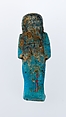 Worker Shabti of Henettawy (C), Daughter of Isetemkheb, Faience