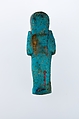 Worker Shabti of Henettawy (C), Daughter of Isetemkheb, Faience