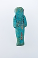 Worker Shabti of Henettawy (C), Daughter of Isetemkheb, Faience
