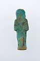 Worker Shabti of Henettawy (C), Daughter of Isetemkheb, Faience