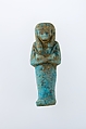 Worker Shabti of Henettawy (C), Daughter of Isetemkheb, Faience