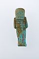 Worker Shabti of Henettawy (C), Daughter of Isetemkheb, Faience