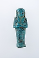 Worker Shabti of Henettawy (C), Daughter of Isetemkheb, Faience