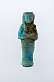 Worker Shabti of Henettawy (C), Daughter of Isetemkheb, Faience