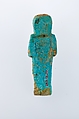 Worker Shabti of Henettawy (C), Daughter of Isetemkheb, Faience