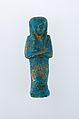 Worker Shabti of Henettawy (C), Daughter of Isetemkheb, Faience