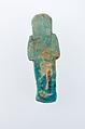 Worker Shabti of Henettawy (C), Daughter of Isetemkheb, Faience