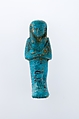 Worker Shabti of Henettawy (C), Daughter of Isetemkheb, Faience