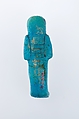 Worker Shabti of Henettawy (C), Daughter of Isetemkheb, Faience