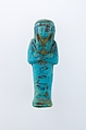 Worker Shabti of Henettawy (C), Daughter of Isetemkheb, Faience