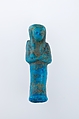 Worker Shabti of Henettawy (C), Daughter of Isetemkheb, Faience