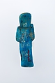 Worker Shabti of Henettawy (C), Daughter of Isetemkheb, Faience