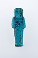 Worker Shabti of Henettawy (C), Daughter of Isetemkheb, Faience