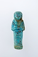 Worker Shabti of Henettawy (C), Daughter of Isetemkheb, Faience