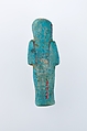 Worker Shabti of Henettawy (C), Daughter of Isetemkheb, Faience