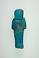 Worker Shabti of Henettawy (C), Daughter of Isetemkheb, Faience