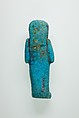 Worker Shabti of Henettawy (C), Daughter of Isetemkheb, Faience