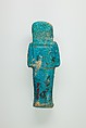 Worker Shabti of Henettawy (C), Daughter of Isetemkheb, Faience