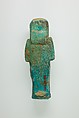 Worker Shabti of Henettawy (C), Daughter of Isetemkheb, Faience