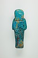 Worker Shabti of Henettawy (C), Daughter of Isetemkheb, Faience