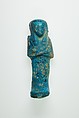 Worker Shabti of Henettawy (C), Daughter of Isetemkheb, Faience