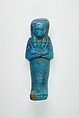 Worker Shabti of Henettawy (C), Daughter of Isetemkheb, Faience