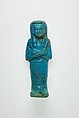 Worker Shabti of Henettawy (C), Daughter of Isetemkheb, Faience