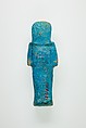 Worker Shabti of Henettawy (C), Daughter of Isetemkheb, Faience