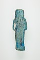 Worker Shabti of Henettawy (C), Daughter of Isetemkheb, Faience