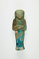 Worker Shabti of Henettawy (C), Daughter of Isetemkheb, Faience