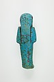 Worker Shabti of Henettawy (C), Daughter of Isetemkheb, Faience